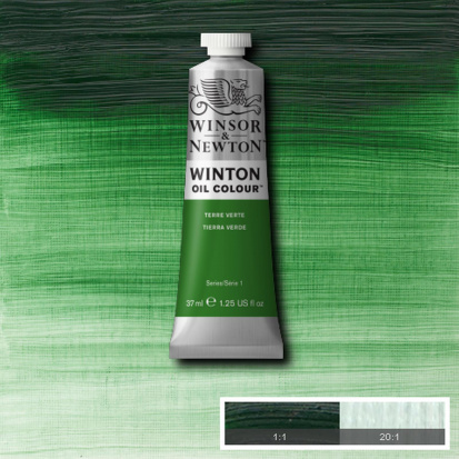 Масляная краска "Winton", глауконит 37мл